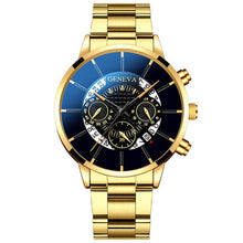 Load image into Gallery viewer, Quartz Gold Watch Men