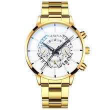 Load image into Gallery viewer, Quartz Gold Watch Men
