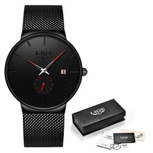 Load image into Gallery viewer, LIGE Quartz Watch Women And Men Watch