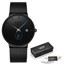 Load image into Gallery viewer, LIGE Quartz Watch Women And Men Watch