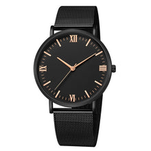 Load image into Gallery viewer, Ultra-thin Rose Gold Watch Minimalist Mesh Women Watch