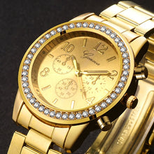 Load image into Gallery viewer, Golden Classy Women Watch