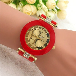 Brand Geneva Casual Quartz Watch Women