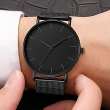 Load image into Gallery viewer, Ultra-thin Rose Gold Watch Minimalist Mesh Women Watch
