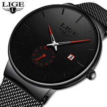 Load image into Gallery viewer, LIGE Quartz Watch Women And Men Watch
