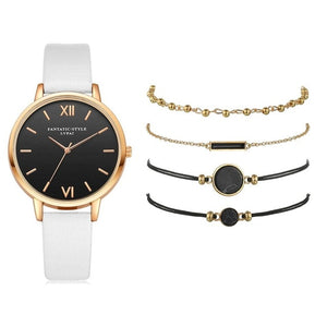 Watch Set Women 5pcs Woman Watch