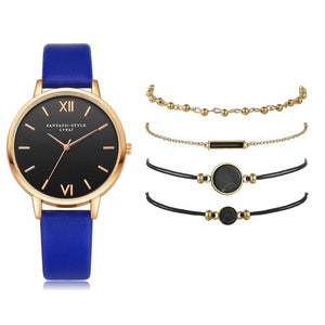 Watch Set Women 5pcs Woman Watch